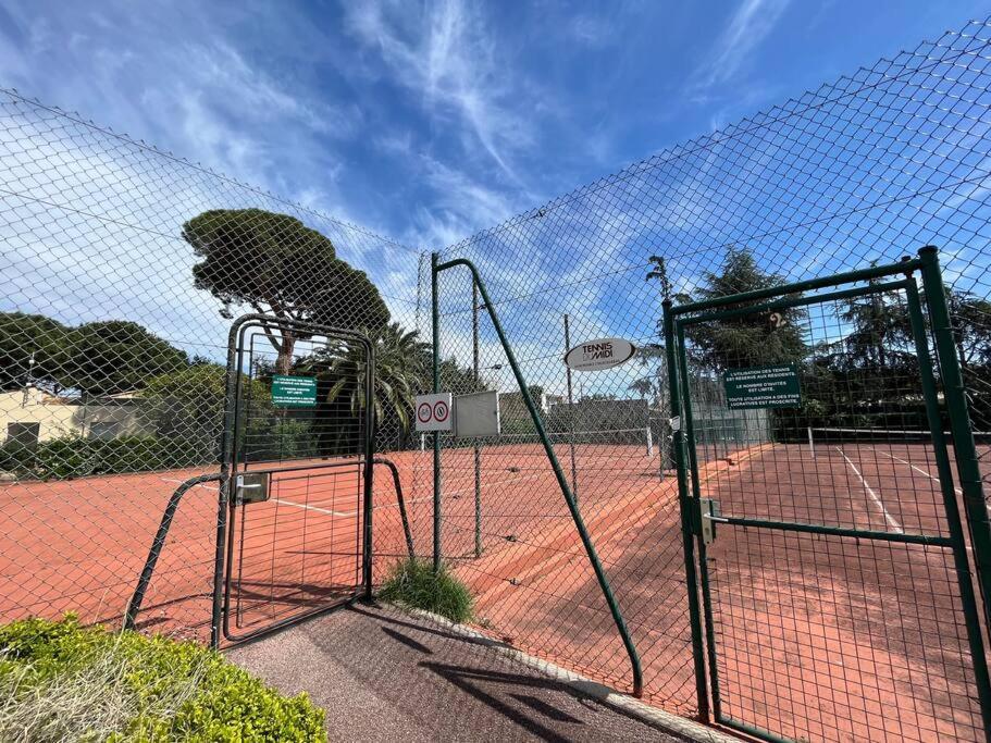 Appartement 4 Personnes Antibes Mer, Piscine, Parking, Tennis, Wifi Exterior foto